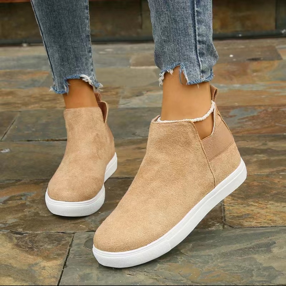Tan Ankle Booties